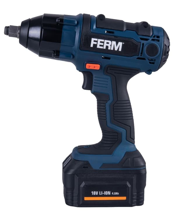 FERM batteridriven slagskruvdragare 18V | Inkl. 4,0Ah batteri och laddare