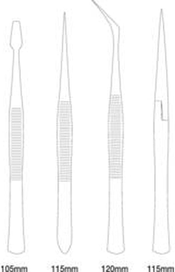 Basetech Bt-2108046 Pincetsæt 4-delt