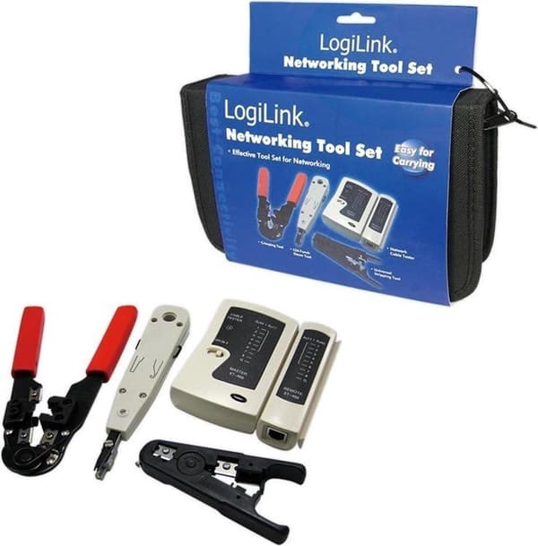 LogiLink Network 4-delad verktygssats
