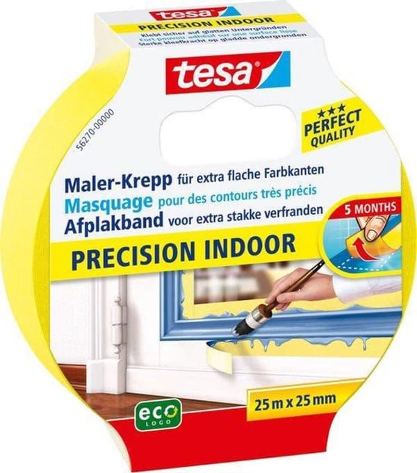 Tesa precisionsmaskeringstejp inre - 25 mx 25 mm.