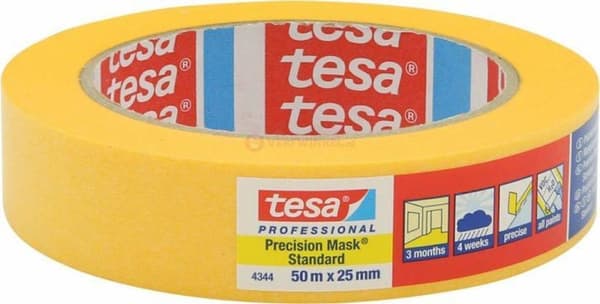 Tesa precisionsmaskeringstejp inre - 25 mx 25 mm.