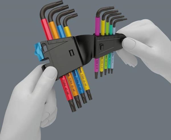 Wera 967/9 TX 9-delad insexnyckelsats - Torx - T8-40