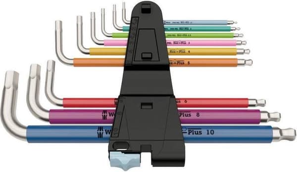 Wera 967/9 TX 9-delad insexnyckelsats - Torx - T8-40