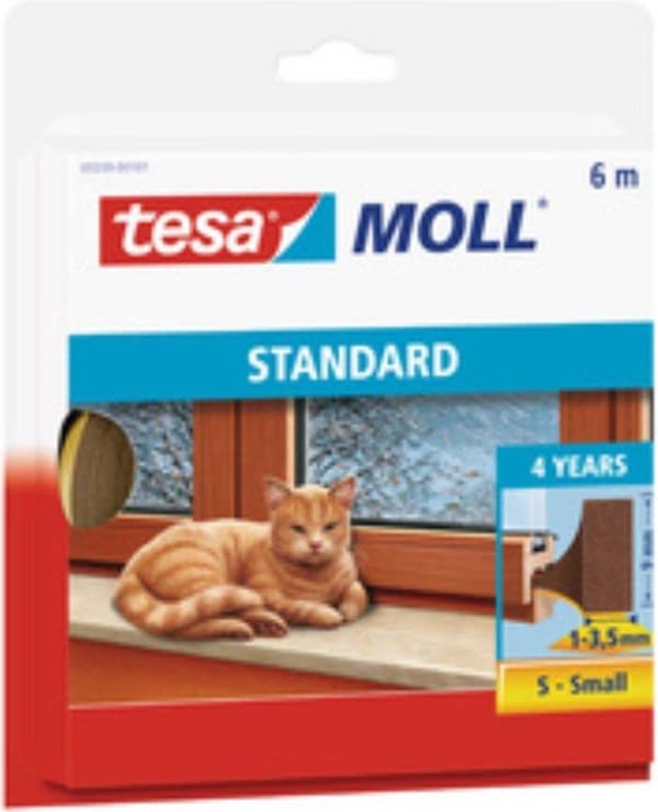Tesa Moll 05559 draglist i profil 9mmx6m vit