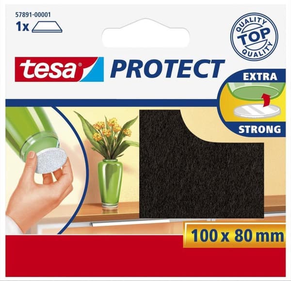 Tesa Protect suojahuopa suorakaiteen muotoinen - ruskea - 80 x 100 mm