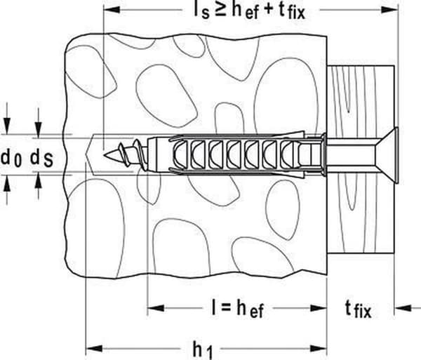 fischer 70010 SX-stik - 10 x 50 mm (50 stk)