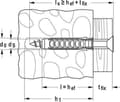 Miniatyrbillede 2 af 6: fischer 70010 SX-stik - 10 x 50 mm (50 stk)