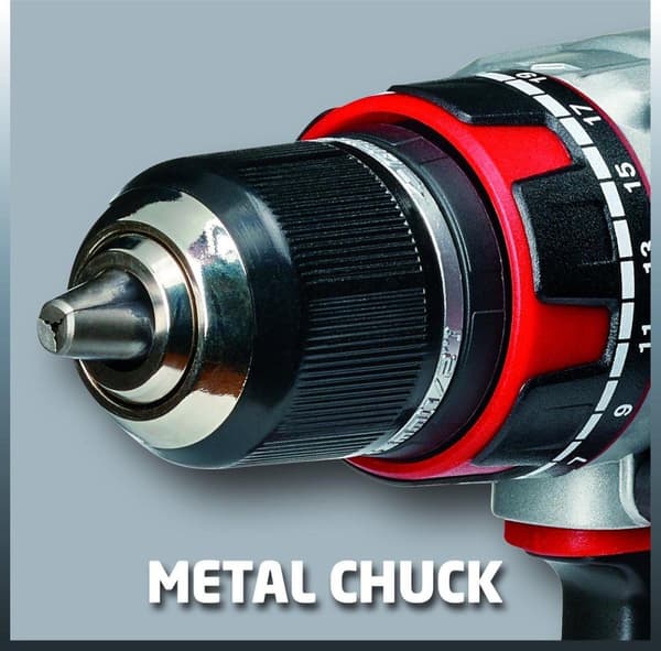 EINHELL akkuporakone/ruuvimeisseli TE-CD 18 Li BL Solo - Power-X-Change - Harjaton - 18 V - 60 Nm - Ilman akkua ja laturia
