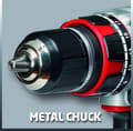 Pikkukuva 2 / 8: EINHELL akkuporakone/ruuvimeisseli TE-CD 18 Li BL Solo - Power-X-Change - Harjaton - 18 V - 60 Nm - Ilman akkua ja laturia