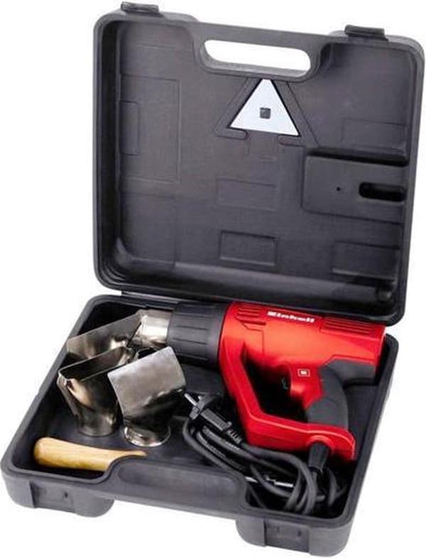 Einhell TH-HA 2000 Varmluftspistol - 2000 W - Inkl. resväska - Inkl. 4 munstycken och skrapa