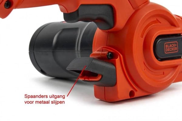 BLACK+DECKER KA900E-QS Båndsliber - 350W - Powerfile med Cyclonic Action støvopsamler