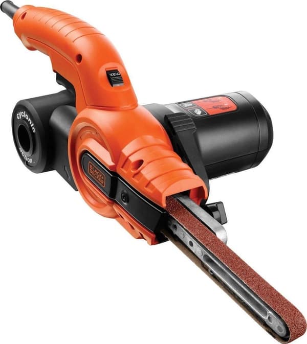 BLACK+DECKER KA900E-QS Båndsliber - 350W - Powerfile med Cyclonic Action støvopsamler