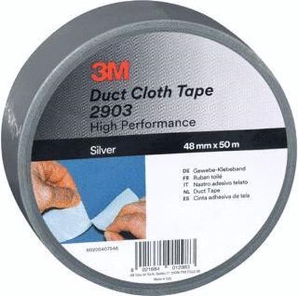 3M 290348S Duct Tape - Sølv - 48x50mm