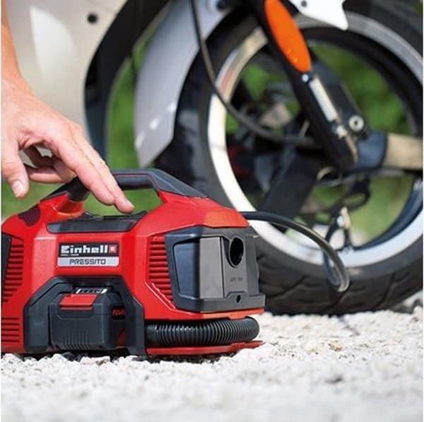 Einhell Pressito Kompressori 18V/90W – Power X Change - Ilman akkua ja laturia