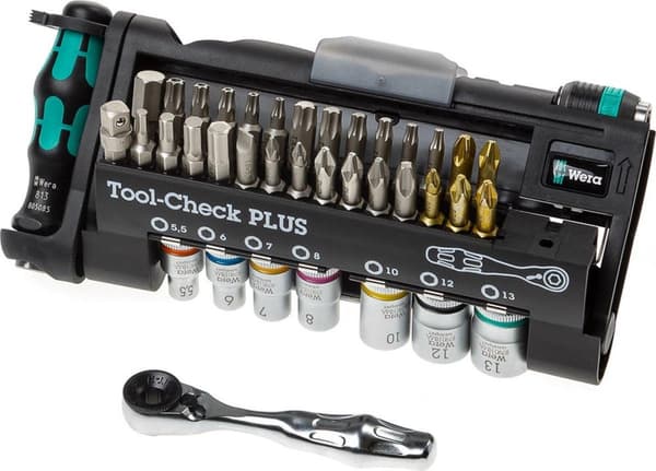 Wera 505649001 38-delt Tool-Check PLUS tilbehørssæt