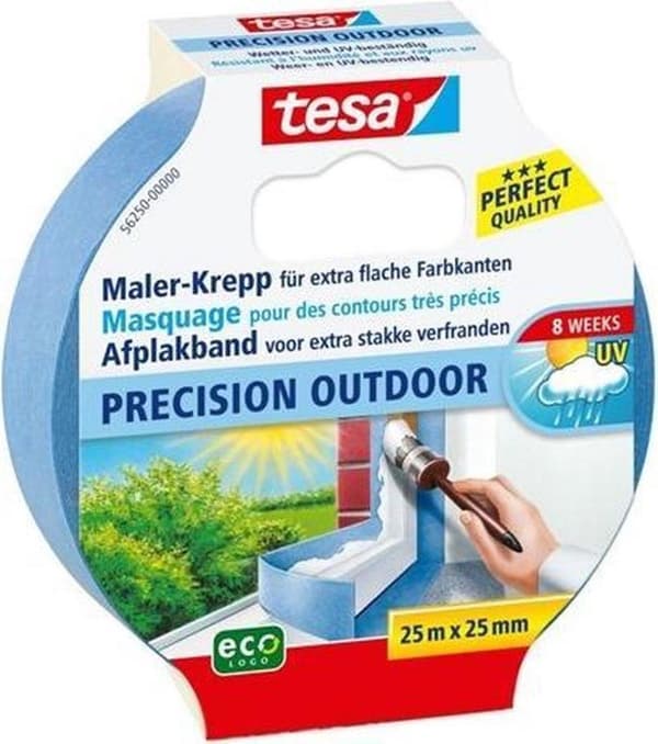 Tesa Maskeringstape Udendørs 25 mx 25 mm