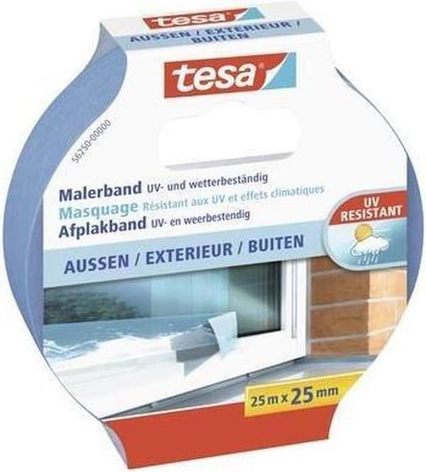 Tesa Maskeringstape Udendørs 25 mx 25 mm