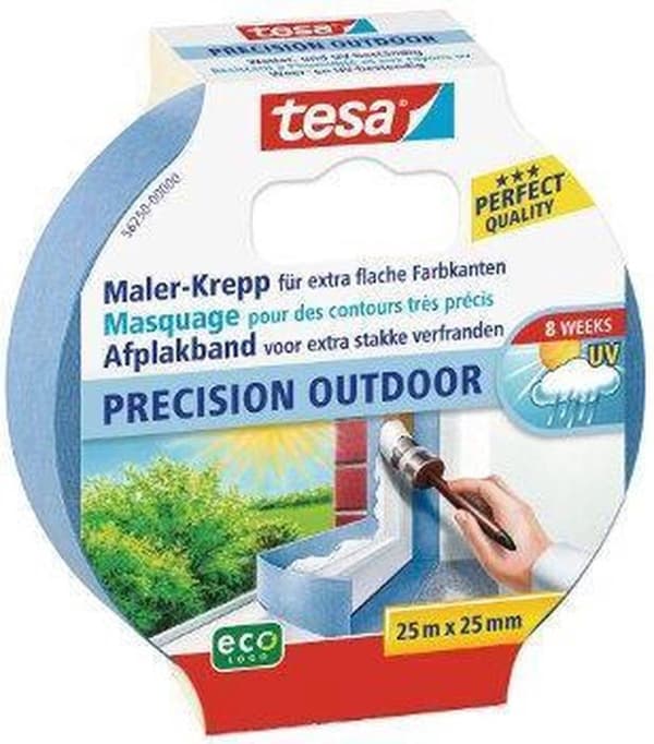 Tesa Maskeringstape Udendørs 25 mx 25 mm