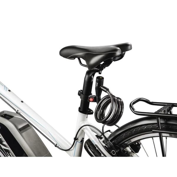Hama Cykel spiral kabellås, 120 cm, sort