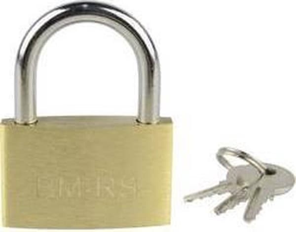 Brüder Mannesmann M 413-40 Riippulukko 38 mm Eriavaimet Kullankeltainen Avainlukko