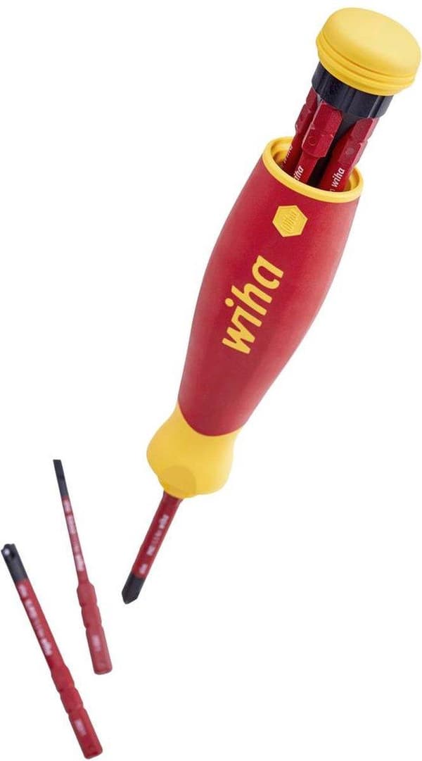 Wiha PocketMax elektrisk med 4 slimBits Magazine skruetrækker