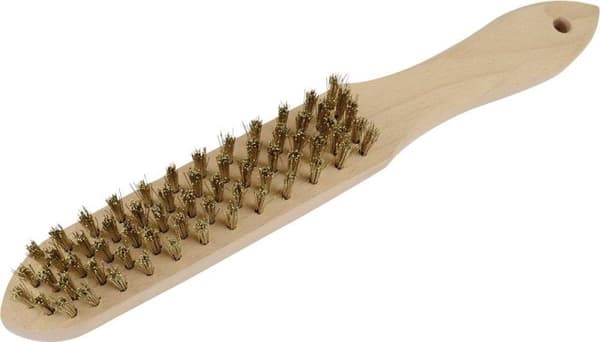 Brüder Mannesmann S291081 Stålbørste Messing 275 mm 1 stk.