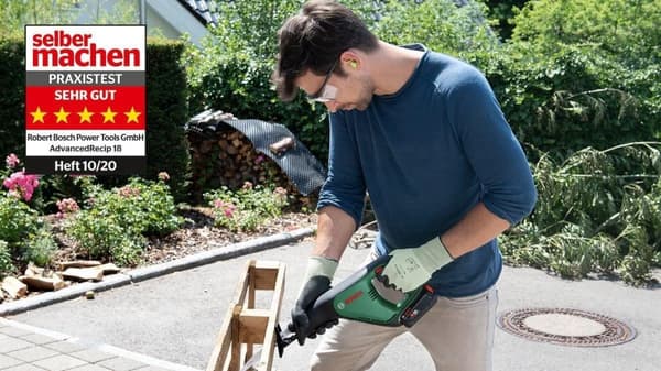 Bosch AdvancedRecip 18 Sladdlös kolvsåg - Med sågblad - Med 1x 18 V batteri och laddare