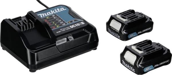 Makita - 197658-5 - strømforsyning - CXT 12 V Max - 2x 2,0 Ah - i Mbox