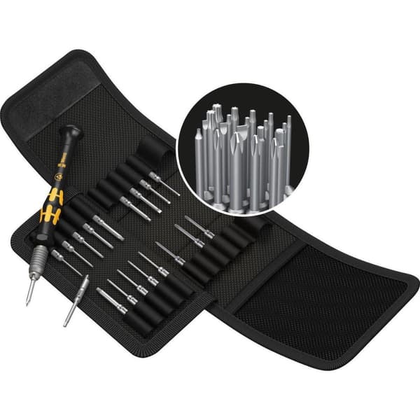 Wera 05073671001 20 delar Kraftform Micro Skruvmejsel set - PH/TX/S/I