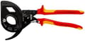 Miniatyrbillede 3 af 4: Knipex 95 36 320 Skraldekabelskærer Velegnet til (stripping teknologi) aluminium og kobberkabler, massive og flertrådede 60 mm 600 mm²