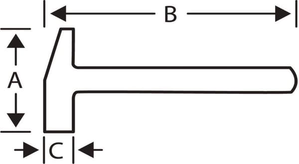 Bahco Murerhammer 486 - 600 g