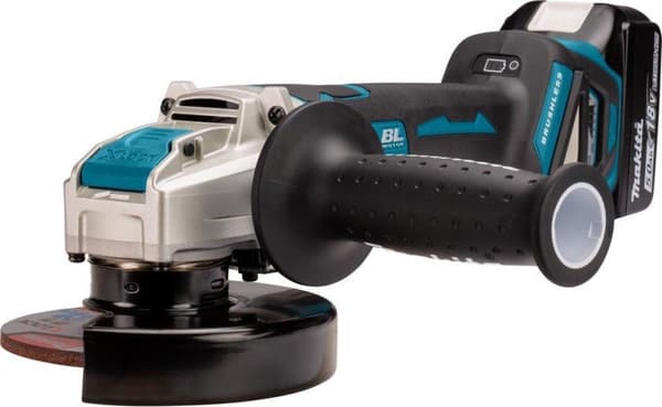 Makita DGA519RTJ 18V Batteri 125mm X-LOCK Vinkelsliber Sæt 2x 5,0Ah In Mbox