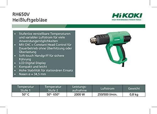 HITACHI RH650V RH650V varmepistol (RH650VLAZ)