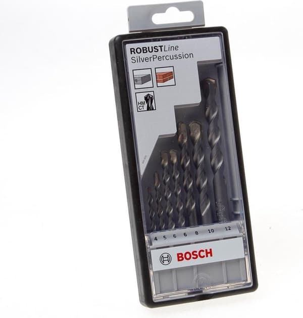 Bosch Robust Line Silver Percussion Beton boresæt - 7 stk