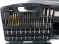 Miniatyrbild 6 av 8: Mannesmann verktygsväska fylld - 163 delar - ergonomiskt utformad - svart, grön