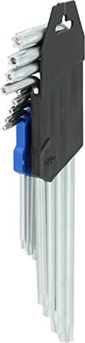 Miniatyrbild 4 av 6: KS TOOLS Werkzeuge-Maschinen GmbH L-nyckelsats, 9 delar, Torx-profil, kort (BT044009)