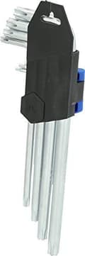 Miniatyrbild 5 av 6: KS TOOLS Werkzeuge-Maschinen GmbH L-nyckelsats, 9 delar, Torx-profil, kort (BT044009)