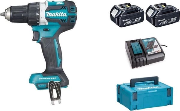 MAKITA bore-/skruetrækker DDF484RTJ - 5,0 Ah - 18V