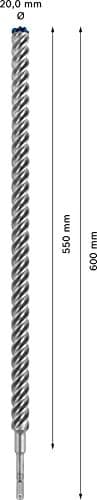 Bosch Expert SDS-plus-7X - borr - för betong, armerad betong, granit, härdad betong, gnejs - hammarinsats - 25 mm - SDS-plus - längd: 600 mm (26089001