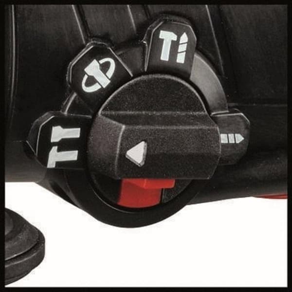 Einhell Rotary Hammer TC-RH 26 4F (800 W - 2,6 Joulea - 0-4500 min-1 - poraus+vasaraporaus+talttaus kiinnityksellä/ilman - pneumaattinen vasaramekanis