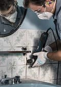 Miniatyrbild 5 av 6: Bosch Expert MATI 68 RD4 - skärblad för dyksåg - 10 stycken - längd: 87 mm - bredd: 68 mm - korn: 40