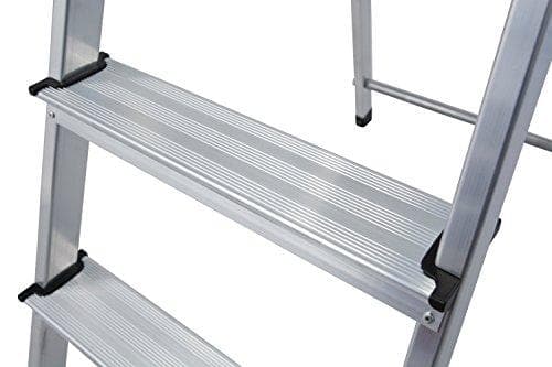 Krause Safety - trappestige - 4 trin - arbejdshøjde: 2,85 m - aluminium