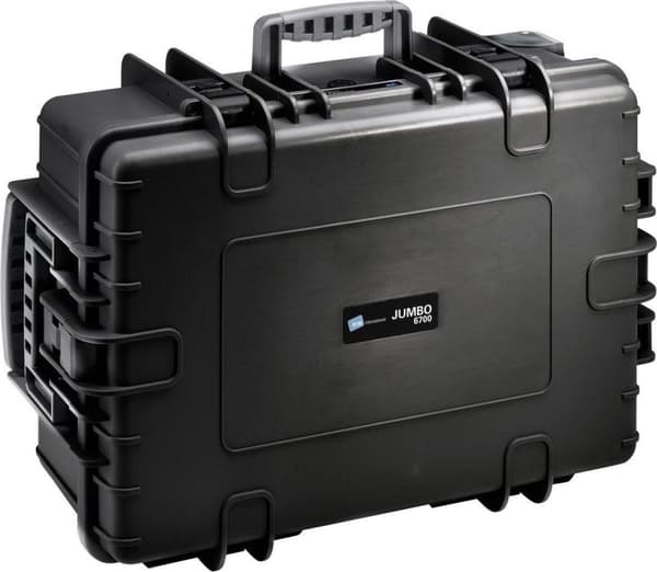 B&W Tough Case Type JUMBO6700 musta taskuilla Inlay