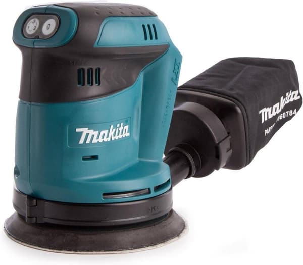 Makita DBO180Z 18 V eksentrinen hiomakone - Loose Body (toimitetaan ilman akkua ja laturia)