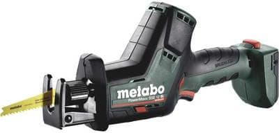 Metabo sladdlös sabelsåg (utan batteri, med LED-ljus, 12 V, sågbladet kan vridas 180°, djupstopp justerbart utan verktyg) 602322890