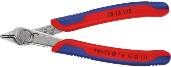 Knipex Super-Knips 78 13 125 Elektronik og finmekanik Tryktang Uden facet 125 mm