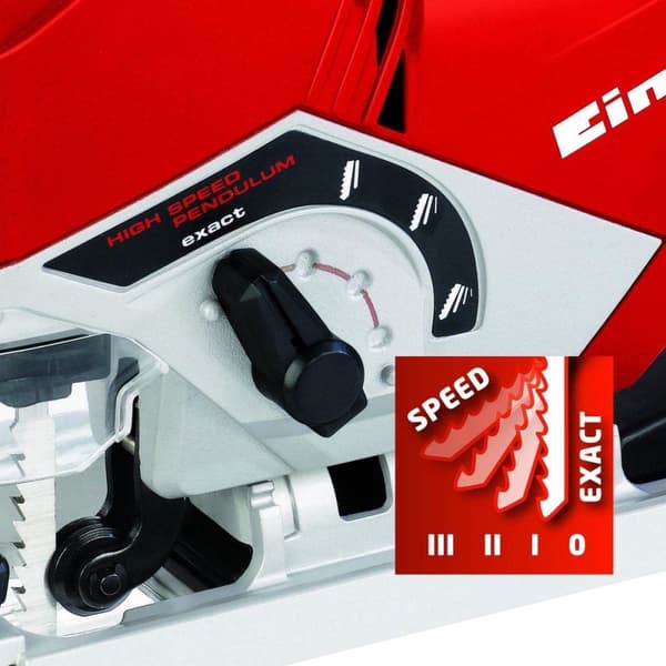 Einhell TE-JS 100 Elektrisk sticksåg med pendelfunktion - 750 W - Slaghöjd: 23 mm - Inklusive fodral