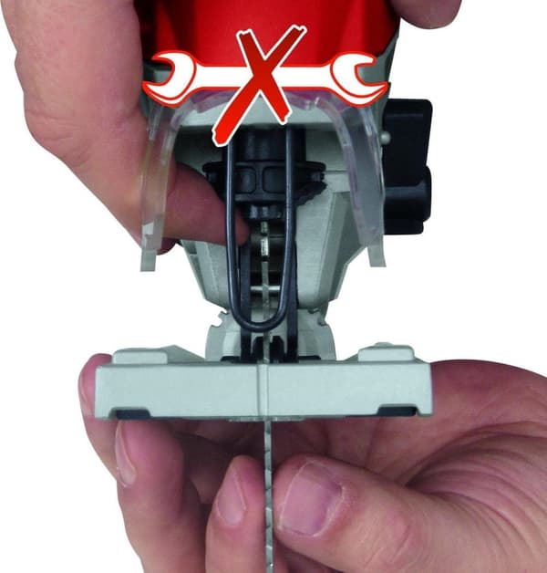 Einhell TE-JS 100 Elektrisk sticksåg med pendelfunktion - 750 W - Slaghöjd: 23 mm - Inklusive fodral