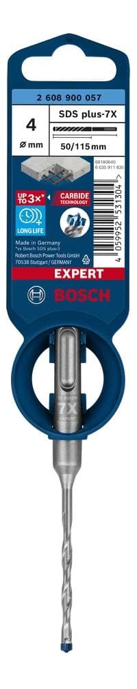 Bosch 2608900057 EKSPERT Slagboremaskine SDS plus-7X 4x50x115mm