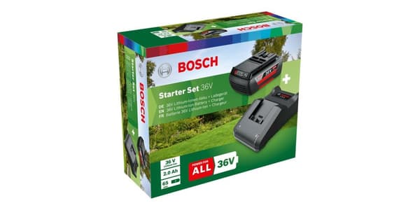 Bosch 36 V Li-Ion (2,0 Ah) batteri och (AL3620-CV) laddare